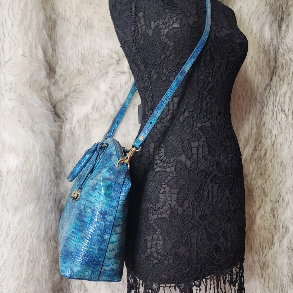 👜 NWT BRAHMIN DESIGNER MELBOURNE DUXBURY SATCHEL 3 in 1 PURSE BAG NWT - Picture 7 of 15